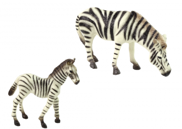 2 figūrėlių rinkinys - Zebras su jaunikliu