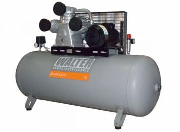 WALTER GK880-5,5/270 stūmoklinis oro kompresorius su 270 L resiveriu Compressed air equipment-compressors