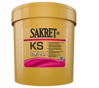 Silikatiniai paint SAKRET KS 9 ltr. Emulsion paint