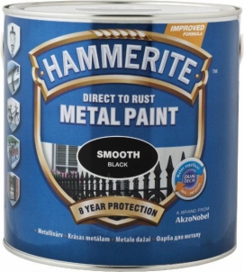 Dažai metalo HAMMERITE SMOOTH FINISH mėlyna 750 ml 