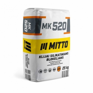 MITTO MK520 Klijai silikatiniams blokams 25kg 