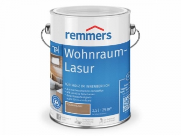 Aliejaus-vaško emulsija- Wohnraum-Lasur vidaus medienai, bespalvis 2,5 ltr 