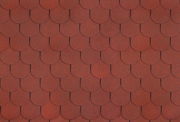 Bitumen roof shingles TANGO SUPER, red 