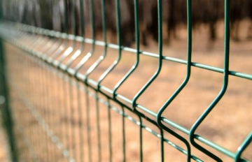 Hot dipped galvanized fencing panel 50x200x5x1030x2500mm painted Fence segments