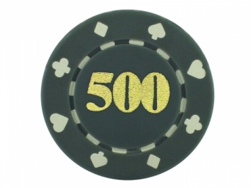 25 vnt. Hot Stamped 11,5 g. 500 Kārtis, pokera čipi un komplekti
