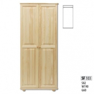 Spinta SF103 (82x190x60 cm) Wooden bedroom closets