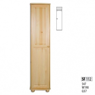 Spinta SF112 (45x190x60 cm) Деревянная Спальня Шкафы