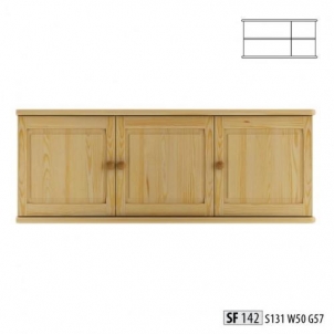 Spintelė SF142 (135x50x55 cm) Wooden bedroom closets