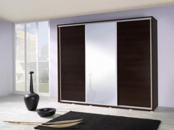Cupboard with mirror Penelopa (255 cm) Bedroom cabinets