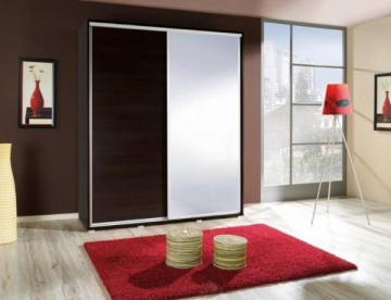 Cupboard with mirror Penelopa (155 cm) Bedroom cabinets