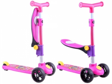 3-wheel balance scooter with a seat SP0636 Paspirtukai vaikams ir suaugusiems