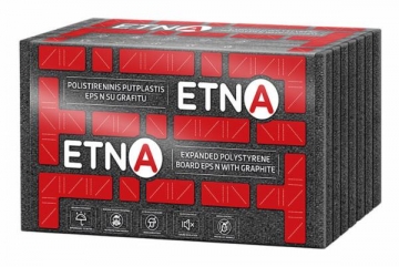 Polistireninis putplastis ETNA EPS 70 N su grafitu Half-interfitting edge (1200x600x150) Expanded polystyrene EPS 70(facade)