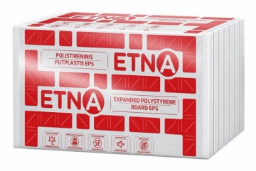 Polistireninis putplastis ETNA EPS 150 (1200x600x150) frezuota Expanded polystyrene EPS 150
