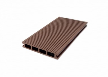 Kompozitinė WPC terasos lenta SY-146H24 Chocolate C01 (pakuotė - 5 vnt 1,679 m2) Terasinės lentos