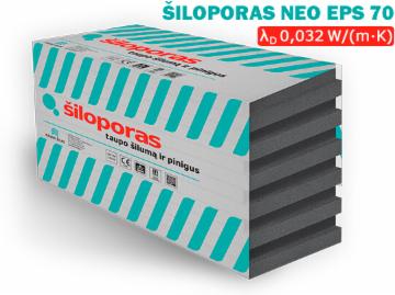 Polistirolas EPS70N NEOPORAS (1000x500x300) frezuotas (pak. 0,287 kub.m / 0,96 kv.m) Polistireninis putplastis EPS 70