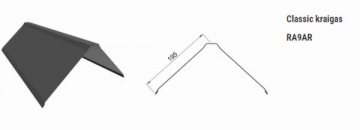 Kraigas Classic Ruukki® 50 Plus Matt Komplektavimo detalės metalinei (skardos) dangai