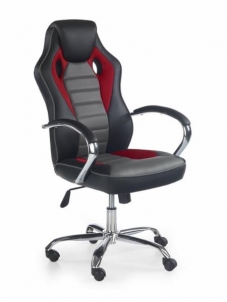 Biuro kėdė vadovui Scroll juoda/raudona Biuro kėdės