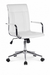 Biuro kėdė darbuotojui Porto 2 balta Biuro kėdės