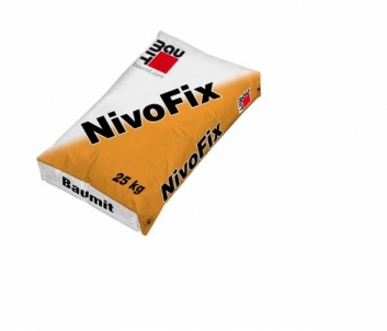 Klijavimo mišinys BAUMIT NivoFix 25 kg (tinka PRO sistemai) Klijai šilumos izoliacijai