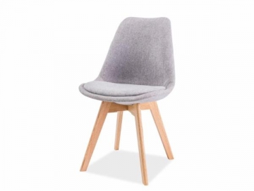 Valgomojo kėdė Dior bukas šviesiai pilka Valgomojo kėdės