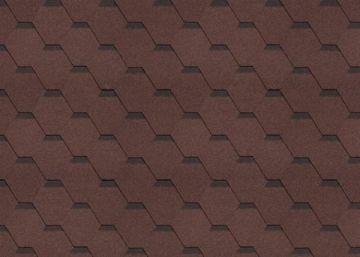 Bitumen roof shingles SONATA VERSALLES, brown Bitumen roof shingles (tiles)