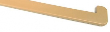Antgalis PVC palangėms 420 mm, natūralaus ąžuolo spalvos PVC palangės