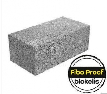 Blokelis FIBO PROOF 5 MPA (490x185x200) Keramzitiniai blokeliai