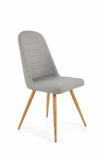 Valgomojo kėdė K214 pilka/medaus ąžuolas Ēdamistabas krēsli