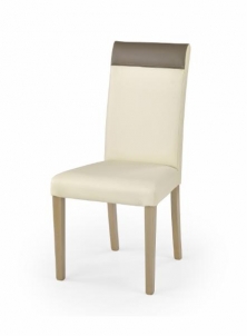 Valgomojo kėdė NORBERT ąžuolas sonoma / kremas / smėlio Valgomojo kėdės
