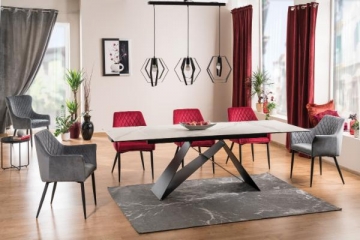 Valgomojo stalas with pop-up Westin III Ceramic Dining room tables