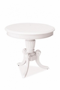 Klasikinio stiliaus kavos staliukas Nevada D baltas Svetainės staliukai