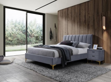Miegamojo lova Mirage 160 aksomas Bedroom beds