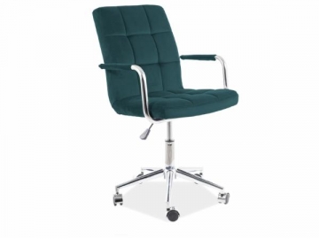 Biuro kėdė darbuotojui Q-022 aksomas Profesionāla biroja krēsli