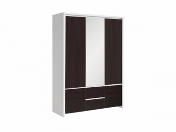 Cupboard Kaspian SZF5D2S white/venge Bedroom cabinets