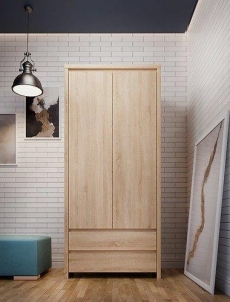 Cupboard Kaspian SZF2D2S sonoma Bedroom cabinets