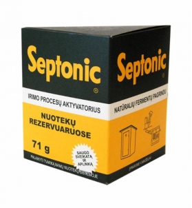Aktyvatorius SEPTONIC – irimo nuotekoms(1 dėžutė / 4 vnt) 