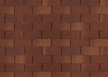 Bitumen roof shingles ROCK TRIO, brown Bitumen roof shingles (tiles)