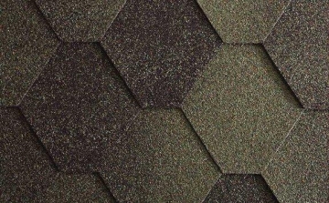 Bitumen roof shingles ICOPAL Plano Antik, green Bitumen roof shingles (tiles)