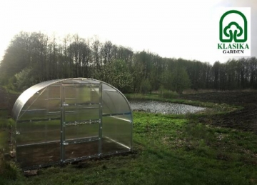 Greenhouse BALTIC LT 2 metrų ilgio 6 m2 (3x2 m) su 4 mm polikarbonato danga