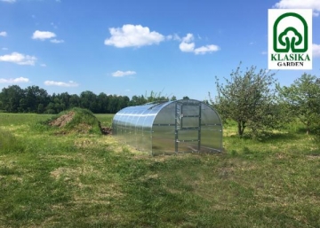 Greenhouse BALTIC LT 2 metrų ilgio 6 m2 (3x2 m) su 6 mm polikarbonato danga 