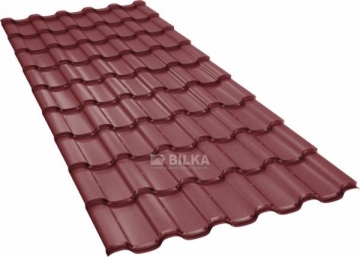Čerpinio profilio skarda BILKA Iberic (0,45 mm blizgus) Ral8003 Profile tile tin sheets