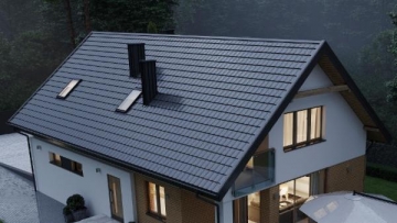Modulinė čerpinė stogo danga Frigge - Ruukki® 30 Plus Mat