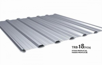 Trapezoidal profile steel roof Budmat TRB-18/1124 