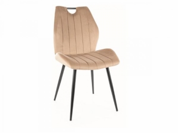 Valgomojo kėdė Arco aksomas smėlio Valgomojo kėdės