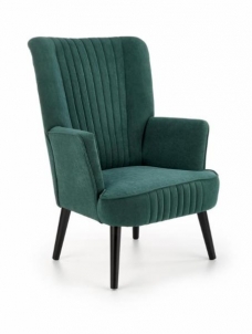 Fotelis DELGADO tamsiai žalias Atzveltnes krēsli, pufi