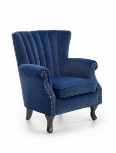 Fotelis TITAN tamsiai mėlyna Atzveltnes krēsli, pufi