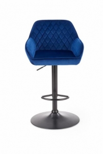 Bar chair H-103 tamsiai mėlyna