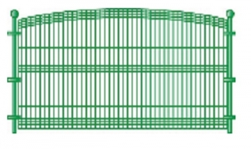 Tvoros segmentas arkinis cinkuota 50x200x4x1300x2500 dažyta
