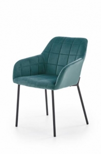 Valgomojo kėdė K305 tamsiai zaļš Ēdamistabas krēsli