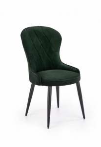 Valgomojo kėdė K366 tamsiai žalia